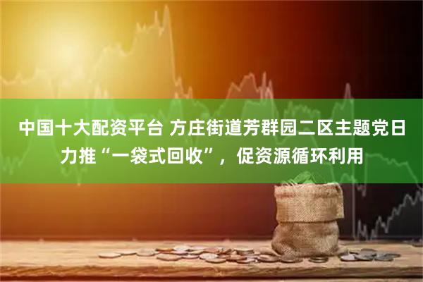 中国十大配资平台 方庄街道芳群园二区主题党日力推“一袋式回收”，促资源循环利用