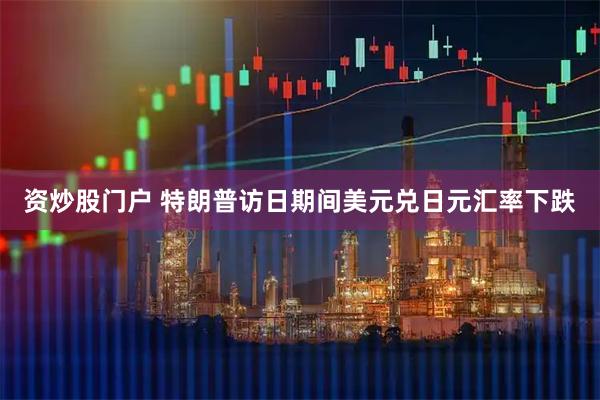 资炒股门户 特朗普访日期间美元兑日元汇率下跌