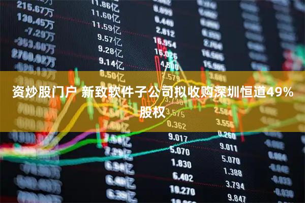 资炒股门户 新致软件子公司拟收购深圳恒道49%股权