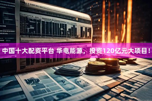 中国十大配资平台 华电能源，投资120亿元大项目！
